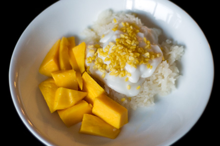 mango and sticky rice