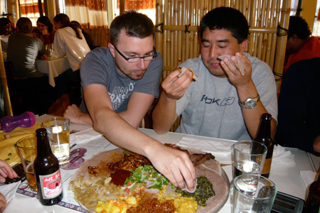 ethiopian dinner